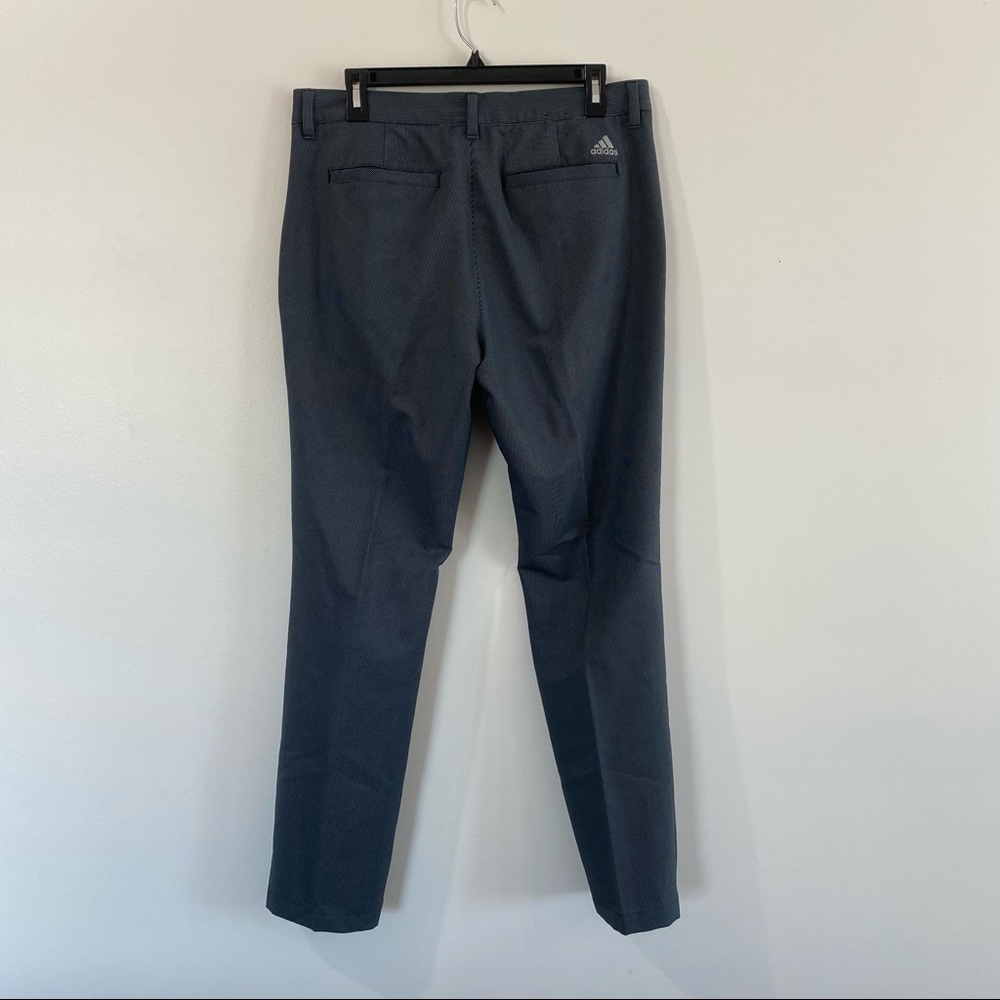 Adidas Gray and Black Pinstripe Golf Pants 32x32 - Picture 2 of 5